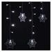 LED vianočný záves – vločky, 135x50 cm, vnútorná, studená biela 8592920121924
