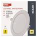 LED vstavané svietidlo NEXXO, kruhové, biely, 12,5W, teplá biela 8592920108321