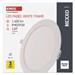 LED vstavané svietidlo NEXXO, kruhové, biely, 18W, neutrálna biela 8592920108444