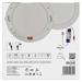 LED vstavané svietidlo NEXXO, kruhové, biely, 18W, neutrálna biela 8592920108444