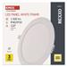 LED vstavané svietidlo NEXXO, kruhové, biely, 18W, teplá biela 8592920108406