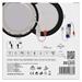 LED vstavané svietidlo NEXXO, kruhové, čierne, 12,5W, CCT 8592920108680