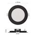 LED vstavané svietidlo NEXXO, kruhové, čierne, 7W, CCT 8592920108659