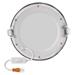 LED vstavané svietidlo NEXXO, kruhové, strieborné, 12W, CCT 8592920108581