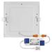 LED vstavané svietidlo NEXXO, štvorec, biely, 12W, teplá biela 8592920108802