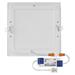 LED vstavané svietidlo NEXXO, štvorec, biely, 18W, teplá biela 8592920108871