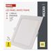 LED vstavané svietidlo NEXXO, štvorec, biely, 18W, teplá biela 8592920108871