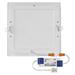 LED vstavané svietidlo NEXXO, štvorec, biely, 18W, teplá biela 8592920108871