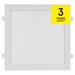 LED vstavané svietidlo NEXXO, štvorec, biely, 24W, teplá biela 8592920108956