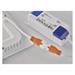 LED vstavané svietidlo NEXXO, štvorec, biely, 24W, teplá biela 8592920108956