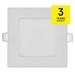 LED vstavané svietidlo NEXXO, štvorec, biely, 7W, neutrálna biela 8592920108772