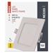 LED vstavané svietidlo NEXXO, štvorec, biely, 7W, neutrálna biela 8592920108772
