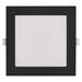 LED vstavané svietidlo NEXXO, štvorec, čierne, 12W, CCT 8592920109151