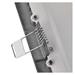 LED vstavané svietidlo NEXXO, štvorec, strieborné, 7W, CCT 8592920109021