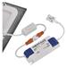 LED vstavané svietidlo NEXXO, štvorec, strieborné, 7W, CCT 8592920109021