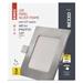 LED vstavané svietidlo NEXXO, štvorec, strieborné, 7W, CCT 8592920109021