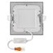 LED vstavané svietidlo NEXXO, štvorec, strieborné, 7W, CCT 8592920109021
