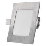 LED vstavané svietidlo NEXXO, štvorec, strieborné, 7W, CCT 8592920109021