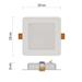 LED vstavané svietidlo RUBIC, štvorcové, biely, 9W, neutrálna biela 8592920108642