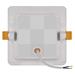 LED vstavané svietidlo RUBIC, štvorcové, biely, 9W, neutrálna biela 8592920108642