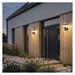 LED záhradné solárne nástenné svietidlo TERION, senzor súmraku, 12,5 x 14,7 x 14,2 cm ZGJ044S