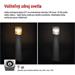 LED záhradné stĺpikové svietidlo, 15,4 x 13,3 x 75 cm, 1 x E27, 25 W ZGL0C0P