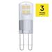 LED žiarovka Classic JC 1,9W G9 teplá biela