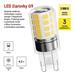 LED žiarovka Classic JC / G9 / 4,2 W (40 W) / 470 lm / teplá biela/ 2 ks 8592920151839