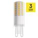 LED žiarovka Classic JC / G9 / 4,2 W (40 W) / 470 lm / teplá biela