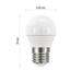 LED žiarovka Classic Mini Globe 6W E27 neutrálna biela 8592920088876