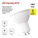 LED žiarovka Classic MR16 biela/ GU10 / 4.9 W (75 W) / 565 lm / neutrálna biela