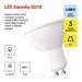 LED žiarovka Classic MR16 biela/ GU10 / 4.9 W (75 W) / 565 lm / Studená biela