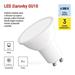 LED žiarovka Classic MR16 biela/ GU10 / 7 W (72 W) / 1000 lm / Studená biela