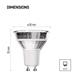 LED žiarovka Classic MR16 / GU10 / 3 W (32 W) / 345 lm / Studená biela
