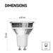 LED žiarovka Classic MR16 / GU10 / 3 W (32 W) / 345 lm / Teplá biela