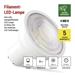 LED žiarovka Classic MR16 / GU10 / 3 W (40 W) / 535 lm / Neutrálna biela