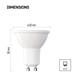 LED žiarovka Classic MR16 / GU10 / 5,8 W (75 W) / 565 lm / Neutrálna biela