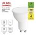 LED žiarovka Classic MR16 / GU10 / 7 W (60 W) / 800 lm / teplá biela / stmievateľná