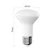LED žiarovka Classic R63 / E27 / 7 W (60 W) / 806 lm / Teplá biela