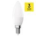 LED žiarovka Classic sviečka / E14 / 2,2 W (25 W) / 250 lm / teplá biela