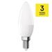 LED žiarovka Classic sviečka / E14 / 2,5 W (32 W) / 350 lm / Teplá biela