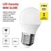 LED žiarovka CLS Mini Globe / E27 / 2,2 W (25 W) / 250 lm / teplá biela
