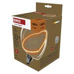 LED žiarovka DECO G130SRA / E27 / 4 W (22 W) / 220 lm / flame 8592920148716