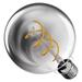 LED žiarovka DECO SMOKED G95 / E27 / 4,5 W (19 W) / 180 lm / flame 8592920149065