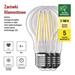 LED žiarovka Filament A60 / E27 / 5 W (75 W) / 1 060 lm / teplá biela 8592920120712