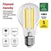 LED žiarovka Filament A70 / E27 / 11.6 W (150 W) / 2 452 lm / neutrálna biela / A CLASS 8592920159576