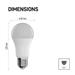 LED žiarovka GoSmart A60 / E27 / 11 W (75 W) / 1 050 lm / RGB / stmievateľná / Wi-Fi 8592920120156