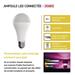 LED žiarovka GoSmart A65 / E27 / 14 W (94 W) / 1 400 lm / RGB / stmievateľná / Zigbee 8592920121139