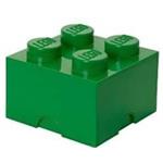 LEGO úložný box 250 x 250 x 180 mm - tmavo zelená 40031734
