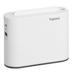 Legrand Adaptér bočný 2x2P USB A+C biela/tmavosivá 049401